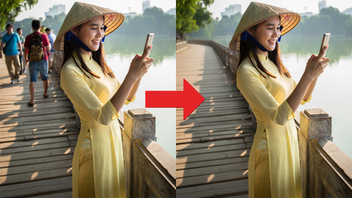 Xóa phông tùy chỉnh là một trong các chức năng cơ bản nhưng có thể tạo ra những bức ảnh chỉn chu, thu hút người xem tập trung vào nhân vật.