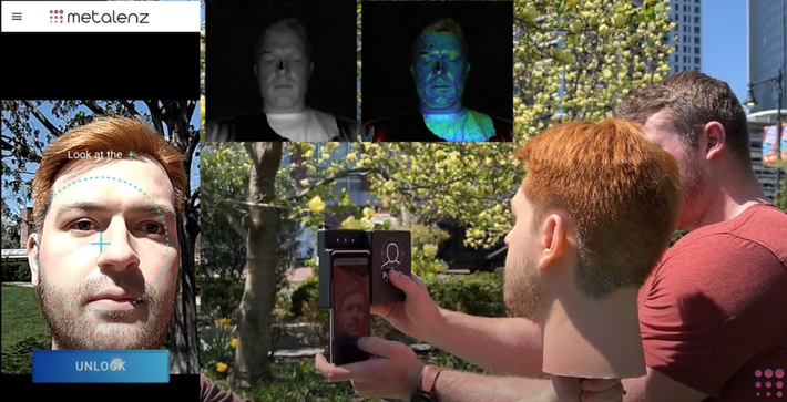 Điều này cho phép nó ghi lại một "chữ ký phân cực" độc nhất của khuôn mặt người.