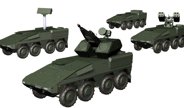 Kinh nghiệm của Michael Gerber trong việc phát triển Skyranger 35, súng lục ổ quay KDG và pháo hải quân Millennium. Bên cạnh việc là một mô hình trình diễn ý tưởng, tháp pháo Skyranger 30 A0 còn được sử dụng thành công như một nền tảng để kết hợp và giới thiệu toàn bộ các khả năng và sản phẩm của Rheinmetall ví dụ như Hệ thống Che gây nhiễu ẩn thân (ROSY), Cảm biến Tìm kiếm và Theo dõi Hồng ngoại Nhanh (FIRST).