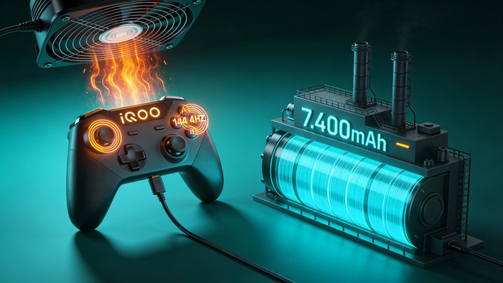 iQOO 15 Ultra được trang bị pin dung lượng 7.400 mAh với mật độ năng lượng 867 Wh/L. Máy dày 8,7 mm và nặng 227 g. Công nghệ sạc nhanh FlashCharge 100 W có dây, hỗ trợ PPS 55 W và sạc không dây 40 W. Để so sánh, iQOO 15 tiêu chuẩn mỏng 8,1 mm, nặng 215 g và dùng pin 7.000 mAh với thông số sạc tương tự.