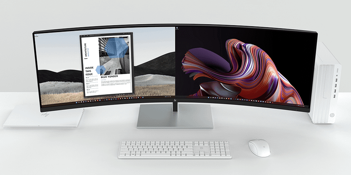 Giống như các màn hình khác cùng kích thước và độ phân giải, nó tương đương với việc sử dụng hai màn hình 27 inch đặt cạnh nhau.