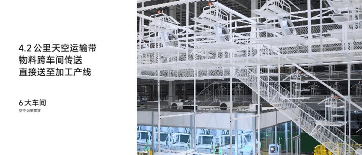 Để tối ưu hóa việc vận chuyển, Xiaomi đã lắp đặt một hệ thống băng tải trên không dài tới 4,2 km, kết nối liền mạch 6 xưởng sản xuất lớn. Dưới mặt đất, đội quân gồm 161 robot di động tự hành (AMR) hoạt động liên tục, tự động né vật cản và đưa linh kiện đến đúng vị trí cần thiết.