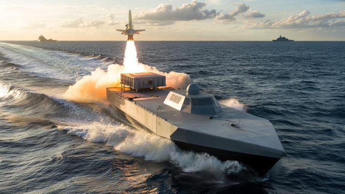 Có chiều dài 22 m, Surveyor là thuyền không người lái tự hành, chuyên làm nhiệm vụ thu thập thông tin tình báo và dữ liệu khoa học, hoạt động bằng năng lượng Mặt Trời, sức gió và dầu diesel. Có chiều dài 22 m, Surveyor là thuyền không người lái tự hành, chuyên làm nhiệm vụ thu thập thông tin tình báo và dữ liệu khoa học, hoạt động bằng năng lượng Mặt Trời, sức gió và dầu diesel.