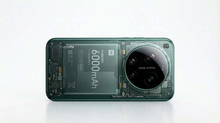 Toàn bộ linh kiện được cấp nguồn bởi viên pin 6.800mAh hỗ trợ sạc nhanh không dây 50W và sạc nhanh có dây 90W.