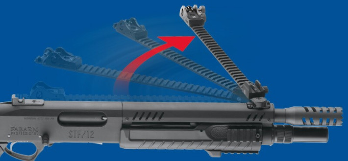 Fabarm cũng trang bị cho khẩu súng ngắn này hệ thống ngắm mục tiêu nhanh (QTA) độc quyền, với đường dẫn hướng 124 mm giúp mắt người bắn tự động căn chỉnh với mục tiêu và cho phép họ theo dõi quỹ đạo và tốc độ của mục tiêu.