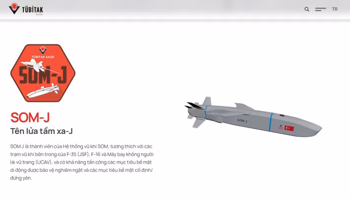 Chiều dài chỉ vỏn vẹn 3.9 mét và khối lượng phóng khoảng 540kg, tên lửa SOM-J dễ dàng tích hợp dưới cánh hoặc trong khoang máy bay, giảm thiểu gánh nặng cho phi cơ mà vẫn đảm bảo sức hủy diệt khủng khiếp.