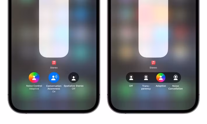 Âm thanh thích ứng - AirPods Max hỗ trợ Âm thanh thích ứng, tự động điều chỉnh mức độ khử tiếng ồn (ANC) dựa trên môi trường xung quanh.