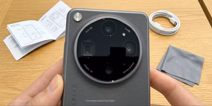 Cụ thể, lớp da dày trên mặt lưng đã được thay thế bằng chất liệu da thuần chay (vegan leather) phẳng hơn, tạo cảm giác mỏng nhẹ hơn khi cầm nắm.