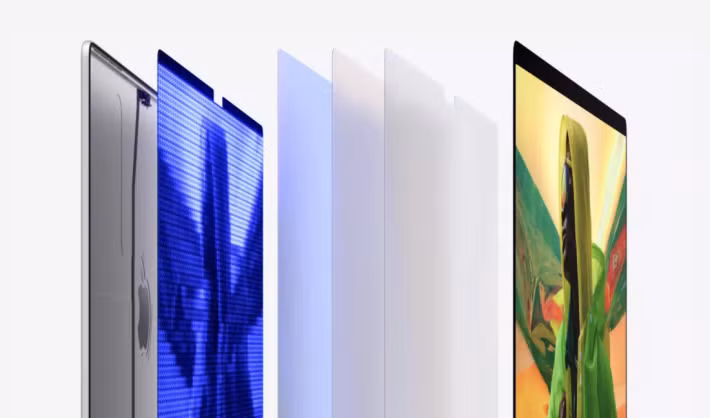 Màn hình Liquid Retina không "tai thỏ" trên Neo có kích thước 13 inch, hiển thị một tỷ màu. Độ phân giải 2.408 x 1.506 pixel thậm chí cao hơn nhiều mẫu laptop Windows tầm giá 20 triệu đồng vốn chỉ có màn hình Full HD.