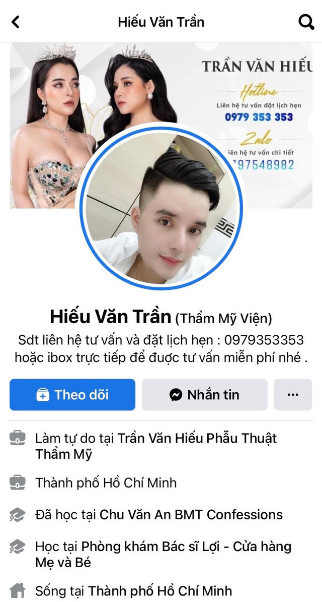 Sài Gòn New Beauty Center đang sử dụng số hotline của “bác sĩ rởm câu khách trên facebook”?! - Hình 5 Sai Gon New Beauty Center dang su dung so hotline cua “bac si rom cau khach tren facebook”?!-Hinh-5