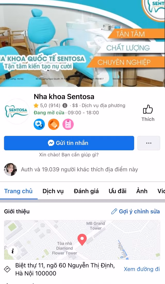 Phong kham chuyen khoa rang ham mat - Nha khoa Sentosa quang cao khong phep-Hinh-3