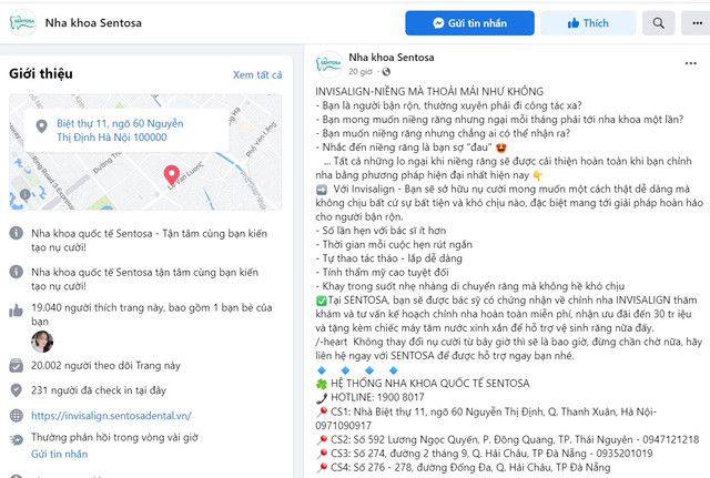 Phong kham chuyen khoa rang ham mat - Nha khoa Sentosa quang cao khong phep-Hinh-4