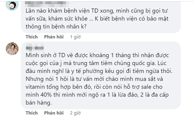 Bệnh viện Từ Dũ đang xác minh thông tin nhiều sản phụ bị "quấy rối" sau khi xuất viện - Hình 2 Benh vien Tu Du dang xac minh thong tin nhieu san phu bi