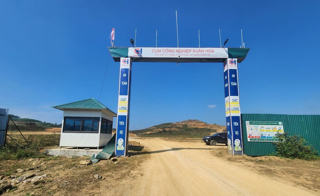 Cụm công nghiệp Xuân Hòa 4 năm vẫn còn dang dở Cum cong nghiep Xuan Hoa 4 nam van con dang do