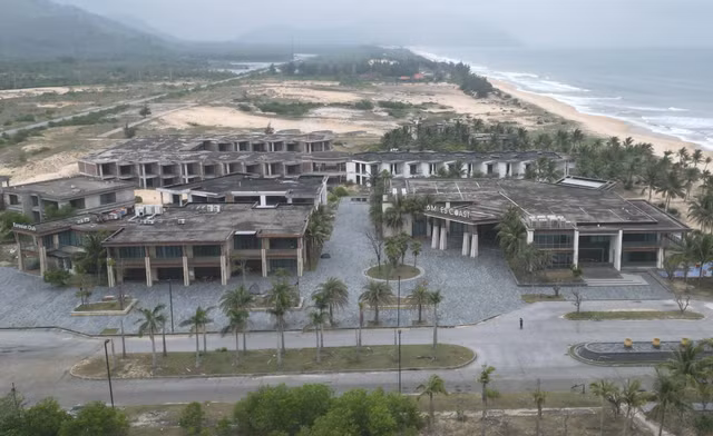 Canh hoang tan o du an khu du lich nghi duong quoc te Minh Vien Lang Co