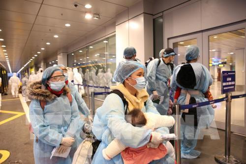 Cận cảnh 30 'vị khách đặc biệt' được bảo hộ tận răng về từ Vũ Hán - Hình 12 Can canh 30 'vi khach dac biet' duoc bao ho tan rang ve tu Vu Han-Hinh-12