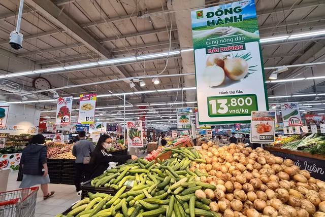 BigC, Co.opmart, Vinmart cung giai cuu nong san Hai Duong