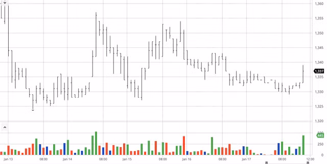 Gia ca phe hom nay 19/1: Ca tuan giam manh 400 dong/kg