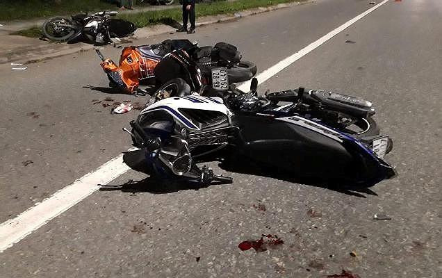 Bị côn đồ lao thẳng xe vào người, Trung uý CSGT tử vong Bi con do lao thang xe vao nguoi, Trung uy CSGT tu vong