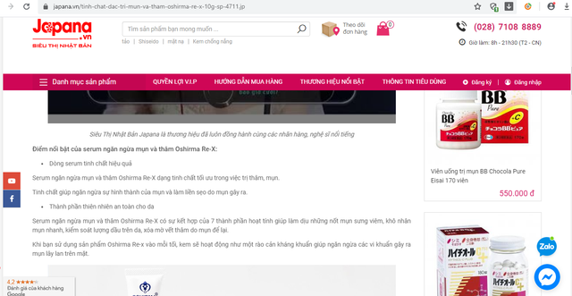 'Thổi phồng' công dụng sản phẩm, Japana Việt Nam có đang lừa dối người tiêu dùng? - Hình 3 'Thoi phong' cong dung san pham, Japana Viet Nam co dang lua doi nguoi tieu dung?-Hinh-3