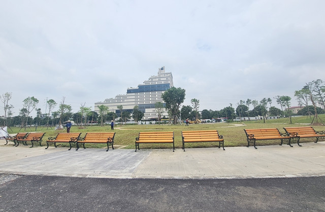 Cận cảnh tiến độ công trình công viên lớn nhất quận Nam Từ Liêm - Hình 10 Can canh tien do cong trinh cong vien lon nhat quan Nam Tu Liem-Hinh-10