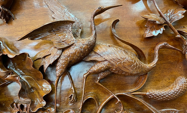 Chi tiet buc tranh go 'bach dieu hoan ca' tien ty bac ty cua nghe nhan Bac Ninh-Hinh-4