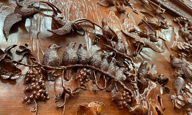 Chi tiet buc tranh go 'bach dieu hoan ca' tien ty bac ty cua nghe nhan Bac Ninh-Hinh-6