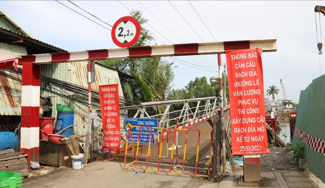 Cầu Rạch Đỉa kết nối huyện Nhà Bè - quận 7 đang thi công tới đâu? - Hình 9 Cau Rach Dia ket noi huyen Nha Be - quan 7 dang thi cong toi dau?-Hinh-9