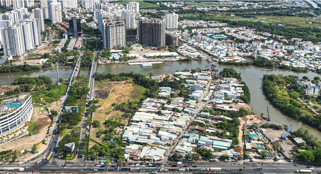 Cầu Rạch Đỉa kết nối huyện Nhà Bè - quận 7 đang thi công tới đâu? - Hình 11 Cau Rach Dia ket noi huyen Nha Be - quan 7 dang thi cong toi dau?-Hinh-11