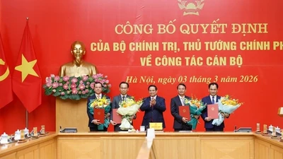 Thủ tướng Chính phủ bổ nhiệm lãnh đạo các bộ, cơ quan trung ương