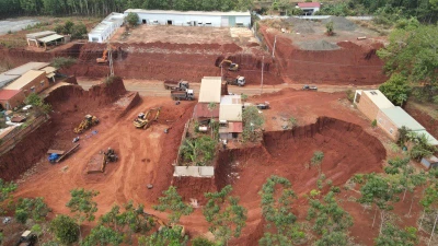 Dự án nâng cấp đường ĐT753 tại Đồng Nai bị tạm dừng vì sạt lở