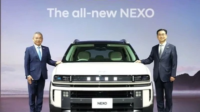 Tận thấy mẫu xe SUV điện Hyundai NEXO 2026 "bằng xương bằng thịt"