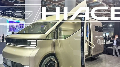Toyota Hiace "cá mập" sẽ được tái thiết kế, cạnh tranh Ford Transit