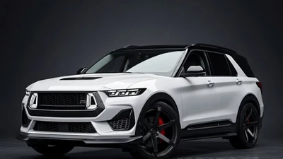 Ford Explorer 2026 hé lộ thiết kế cơ bắp, đẹp và thể thao như Mustang