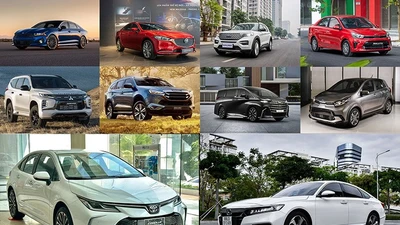 Xem top 10 mẫu ôtô bán kém nhất thị trường Việt Nam tháng 11/2025