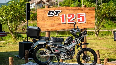 Honda CT125 gần 90 triệu ra mắt Việt Nam - xe máy cho dân chơi "nhà giàu"
