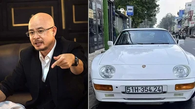 Ngắm chiếc Porsche 944 độc lạ nhất Việt Nam của ông Đặng Lê Nguyên Vũ