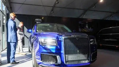 Limousine Aurus của Tổng thống Putin có bản chạy 870km "không ăn xăng"