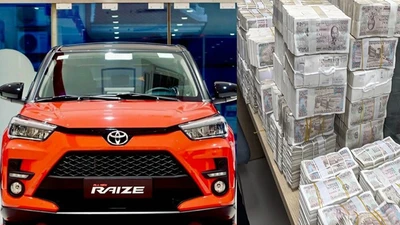 "Đại gia xứ Lạng" xách 250 triệu tiền 1.000 - 5.000 đồng mua Toyota Raize