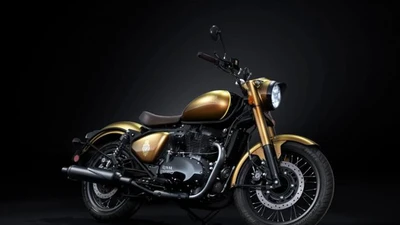 Royal Enfield Classic 650 bản kỷ niệm màu vàng đỏ tuyệt đẹp