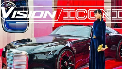Ngắm Mercedes-Benz Vision Iconic - xe siêu sang tương lai tuyệt đẹp