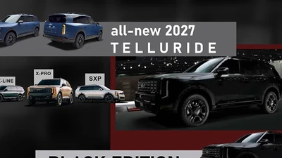 Kia Telluride 2027 bản Black Edition lộ diện cực ngầu