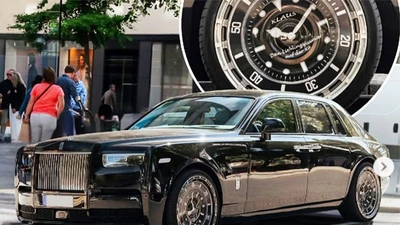 Rolls-Royce Phantom VIII "siêu sang chảnh" với mâm độ đồng hồ Rolex