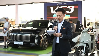 VinFast "chơi lớn" tại Vietnam Mobility Show 2025 ở Hà Nội