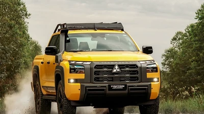 Ra mắt Mitsubishi Triton Savana 2026 - bán tải off-road màu sơn độc quyền