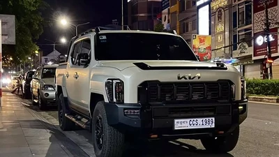 Bán tải Kia Tasman 2025 đầu tiên xuất hiện tại Việt Nam với bản off-road