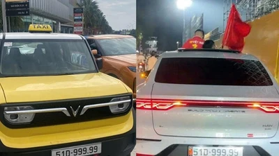 Biển ngũ quý 9 hơn 4 tỷ rời VF3 của Huấn hoa hồng gắn lên BYD Han?