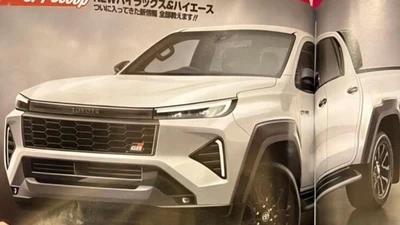 Xe bán tải Toyota Hilux 2026 lộ ảnh nội thất, góc cạnh và hiện đại hơn