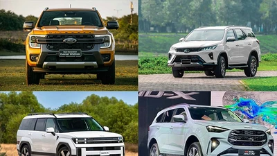 Ford Everest đạt doanh số vượt Toyota Fortuner hơn 1.000 xe tháng 10/2025