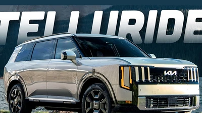 Ngắm Kia Telluride 2026 "bằng xương bằng thịt" lăn bánh ngoài đời thực